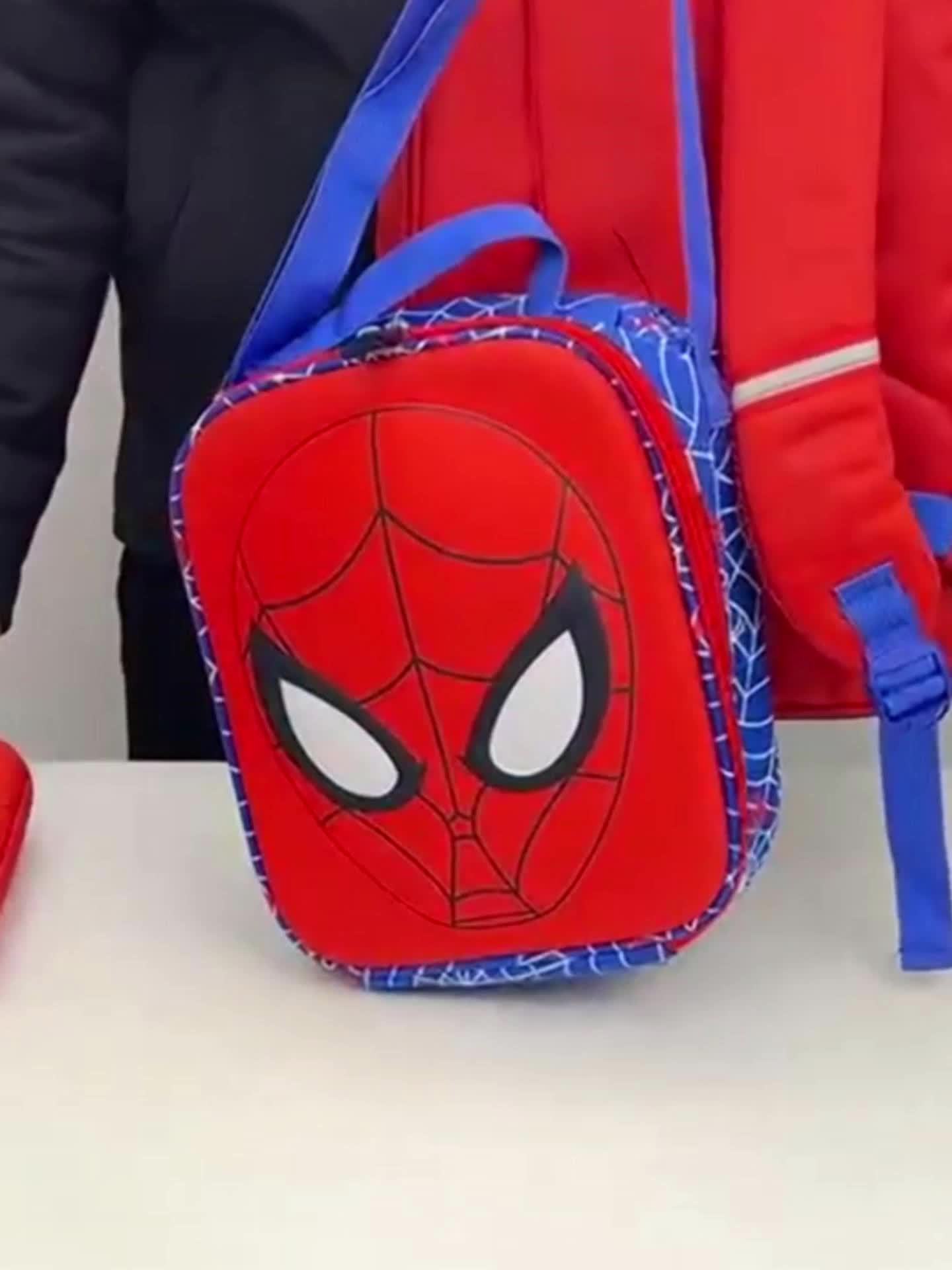 3pcss/Set Spider-Man Backpack Set