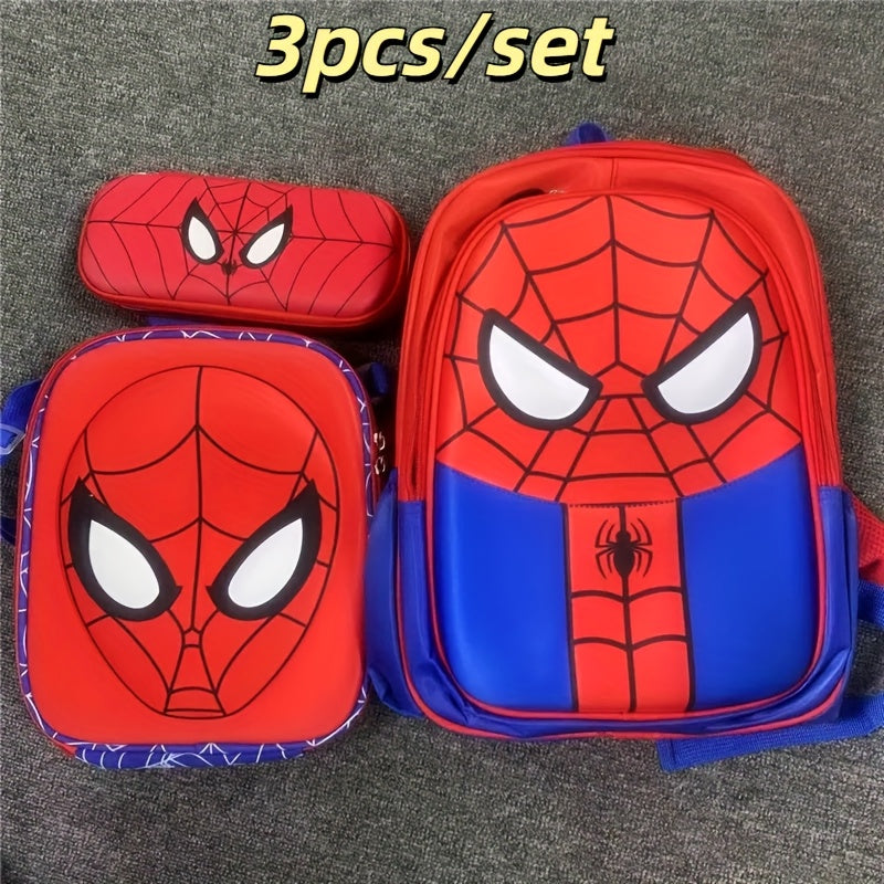 3pcss/Set Spider-Man Backpack Set
