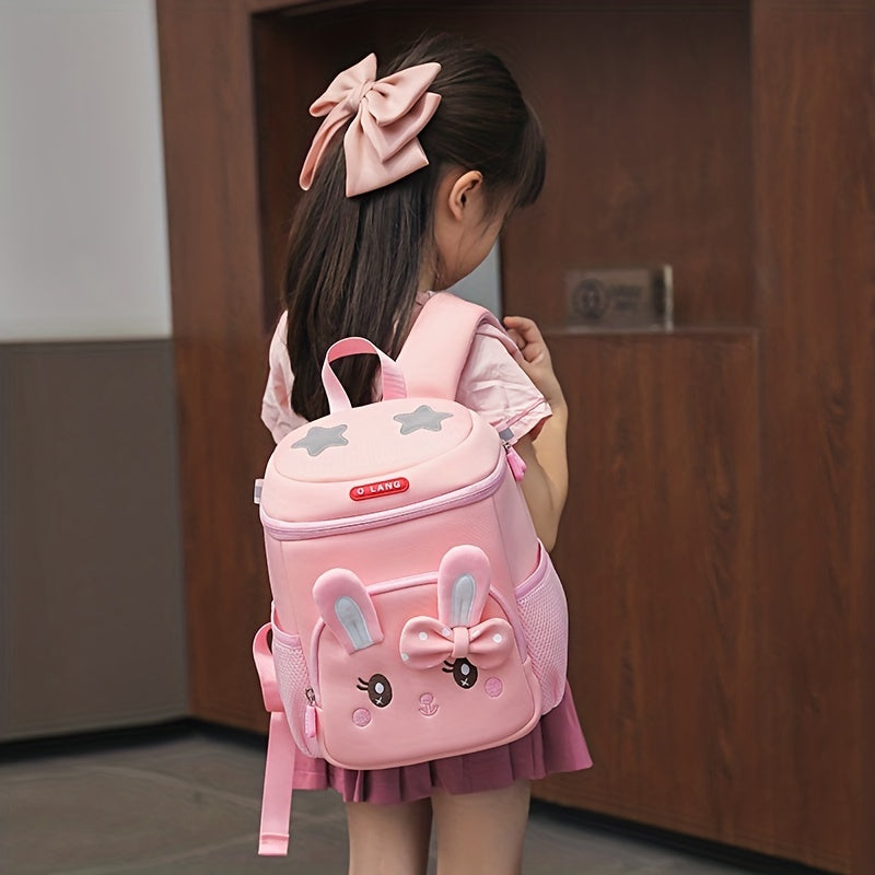 Adorable Pink Rabbit Backpack for Girls