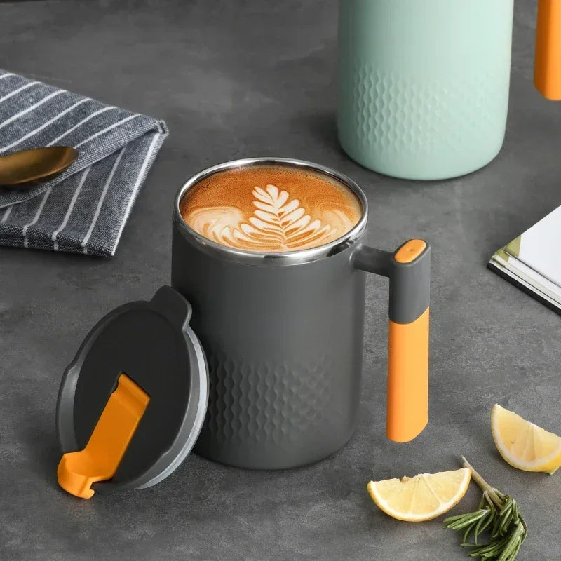 Stainless Steel Coffee Mug with Lid