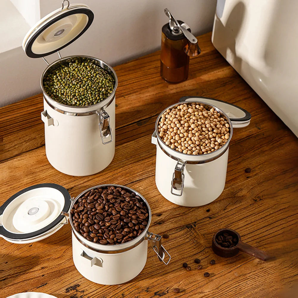Portable Grain Storage Can for Kitchen