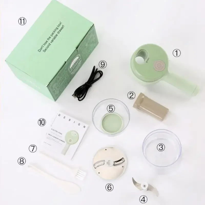 Electric Vegetable Cutter Set
