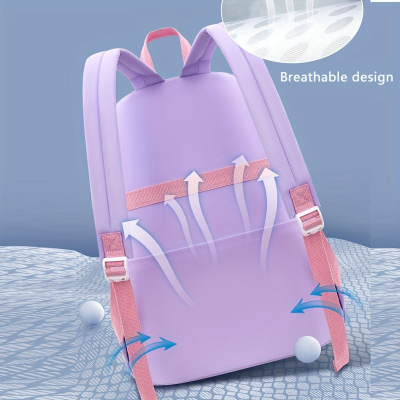 Chic Nylon Backpack for Girls
