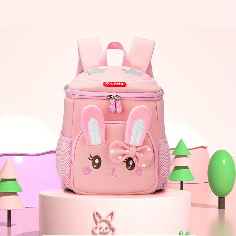 Adorable Pink Rabbit Backpack for Girls