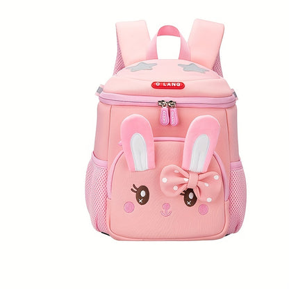 Adorable Pink Rabbit Backpack for Girls