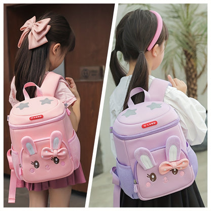Adorable Pink Rabbit Backpack for Girls