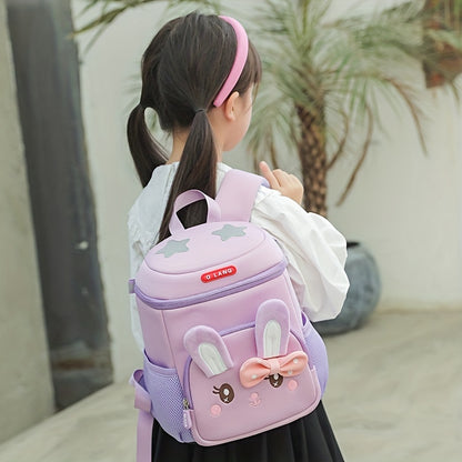 Adorable Pink Rabbit Backpack for Girls