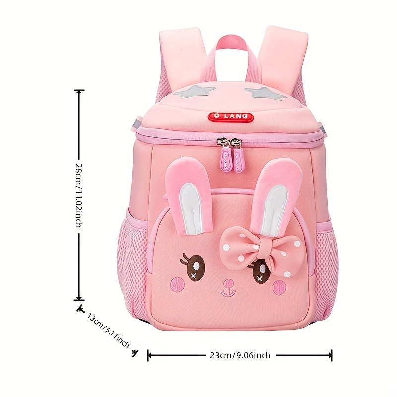 Adorable Pink Rabbit Backpack for Girls