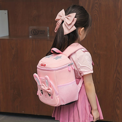 Adorable Pink Rabbit Backpack for Girls