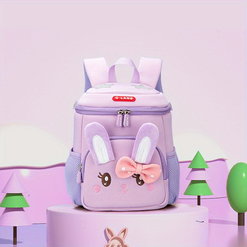 Adorable Pink Rabbit Backpack for Girls