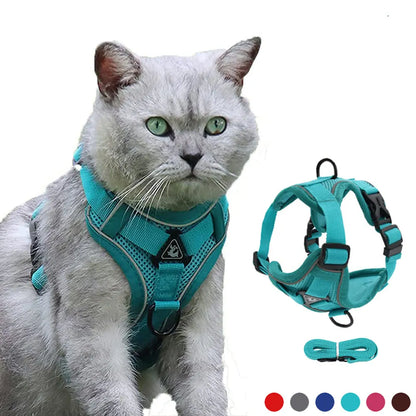 Cat Harness Escape Proof Breathable