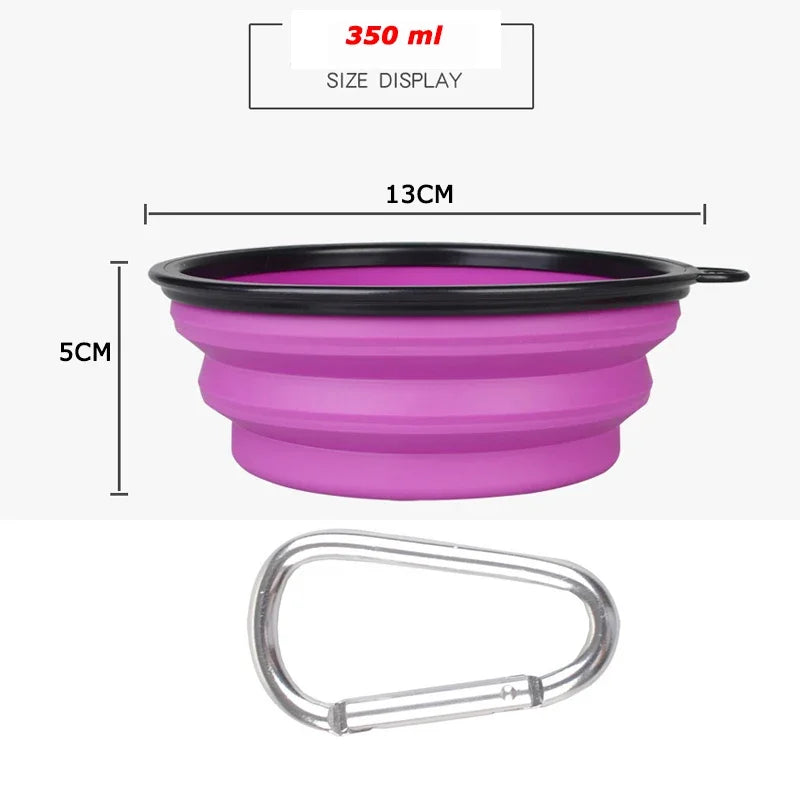 Folding Silicone Bowl Outdoor Travel Portable