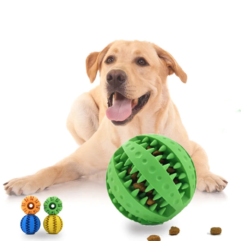 Silicone Pet Dog Toy Ball Interactive