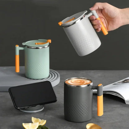Stainless Steel Coffee Mug with Lid