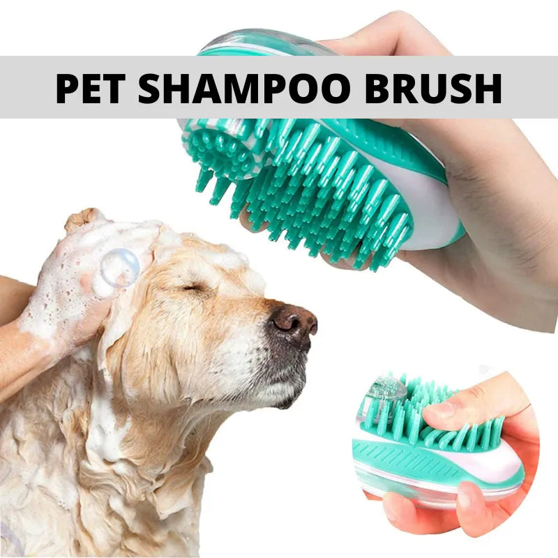 Pet bath and massage brush