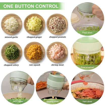 Electric Vegetable Cutter Set