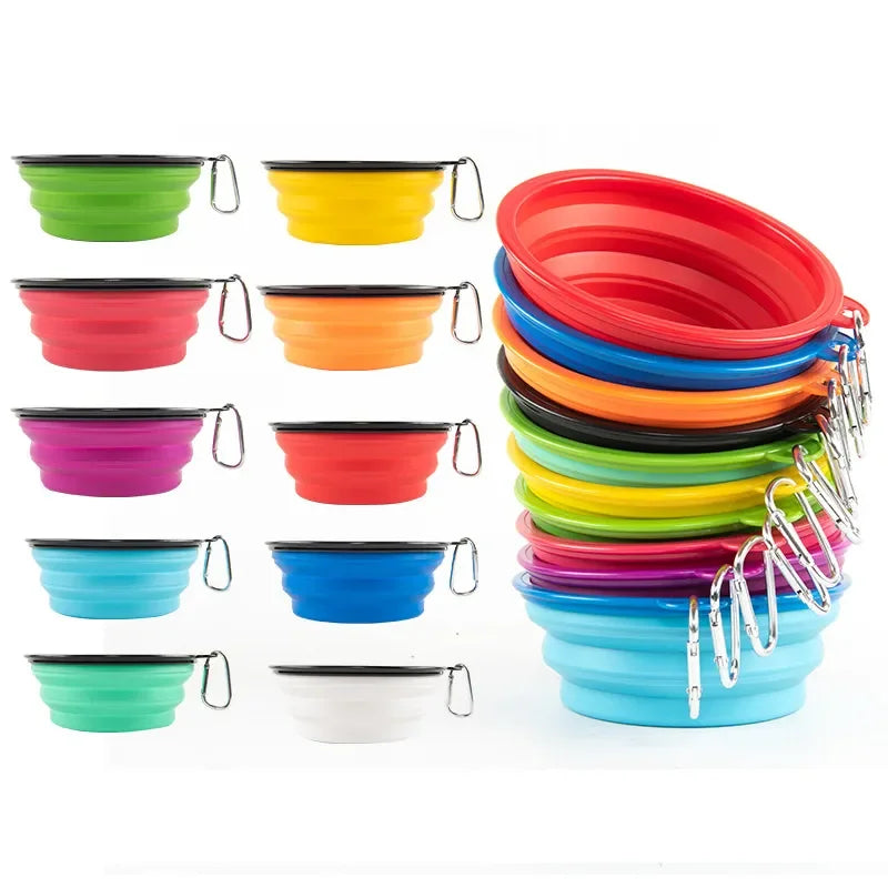 Folding Silicone Bowl Outdoor Travel Portable