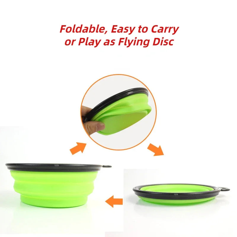 Folding Silicone Bowl Outdoor Travel Portable