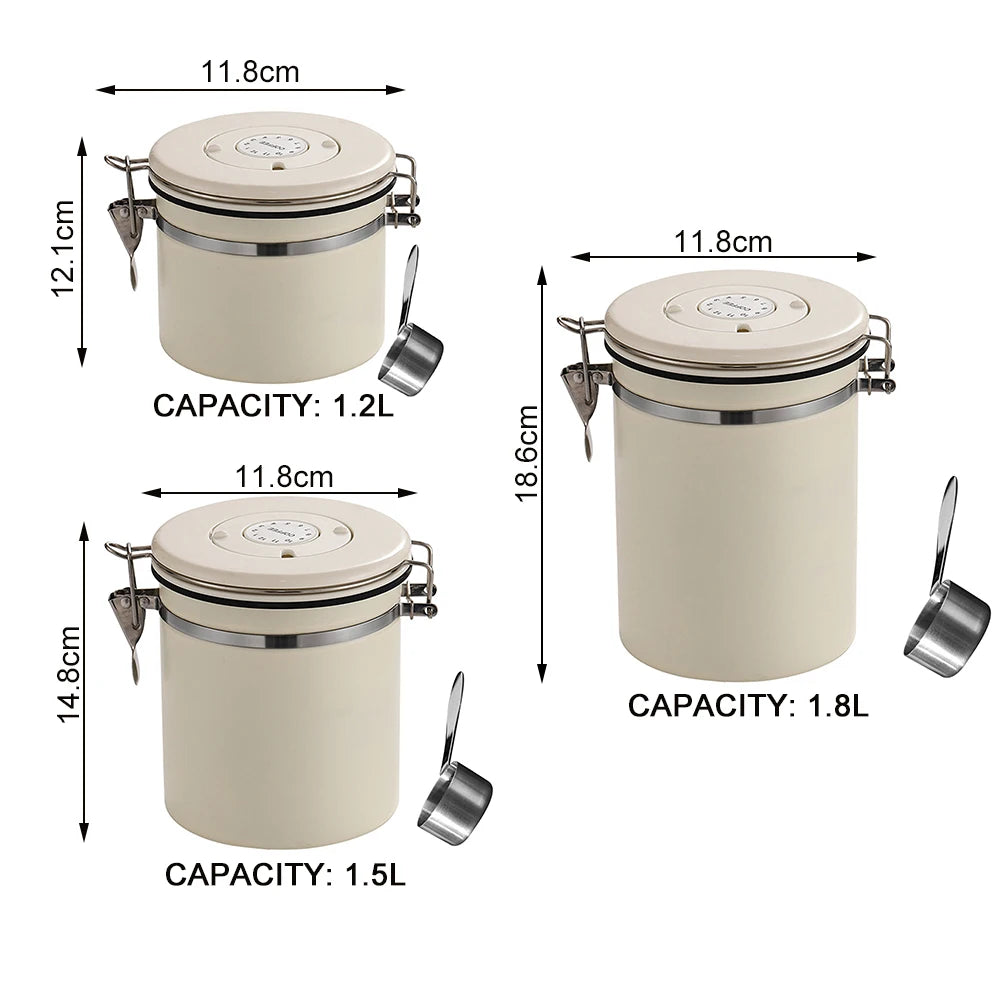 Portable Grain Storage Can for Kitchen