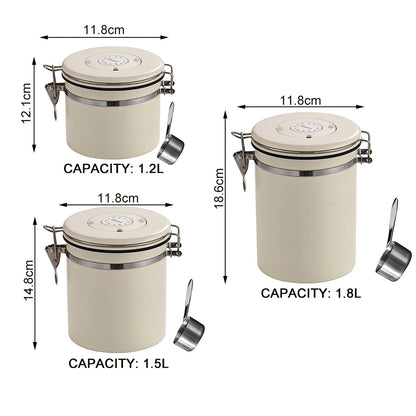Portable Grain Storage Can for Kitchen