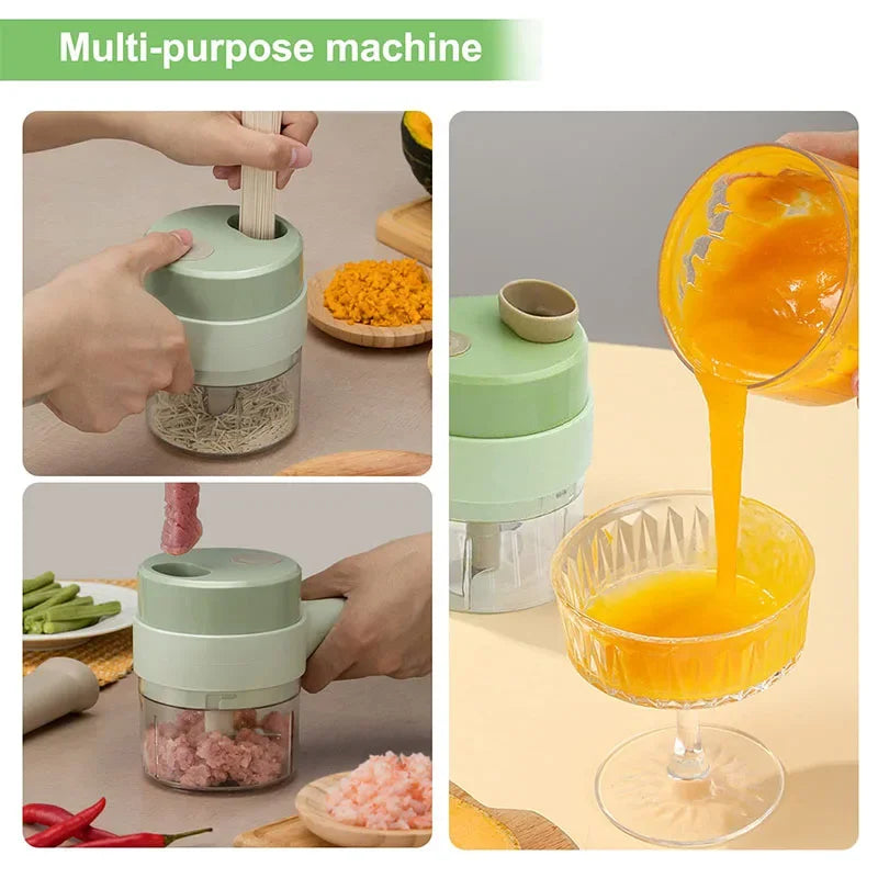 Electric Vegetable Cutter Set