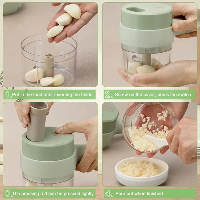 Electric Vegetable Cutter Set