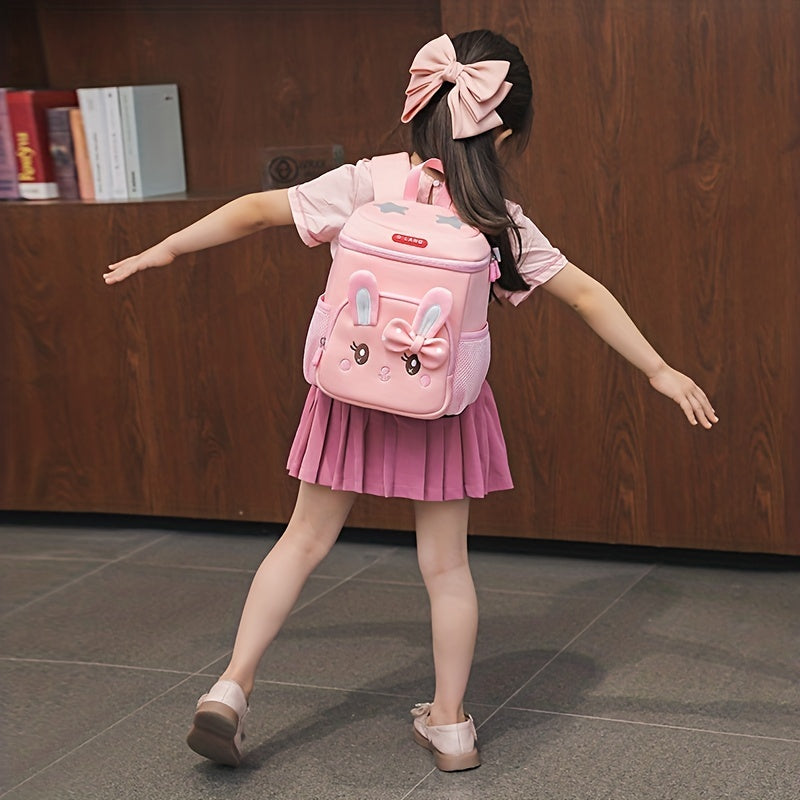 Adorable Pink Rabbit Backpack for Girls