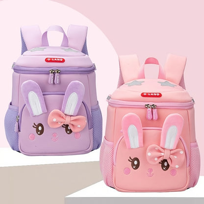 Adorable Pink Rabbit Backpack for Girls