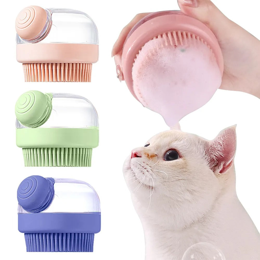 Pet massage/bath brush