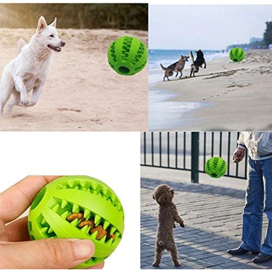 Silicone Pet Dog Toy Ball Interactive